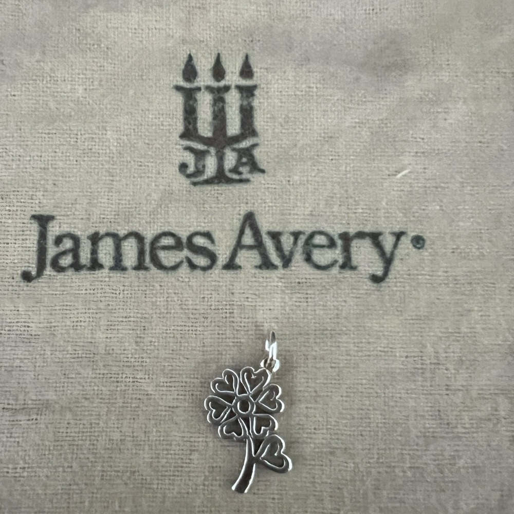 James Avery flower made out of hearts charm/Retired